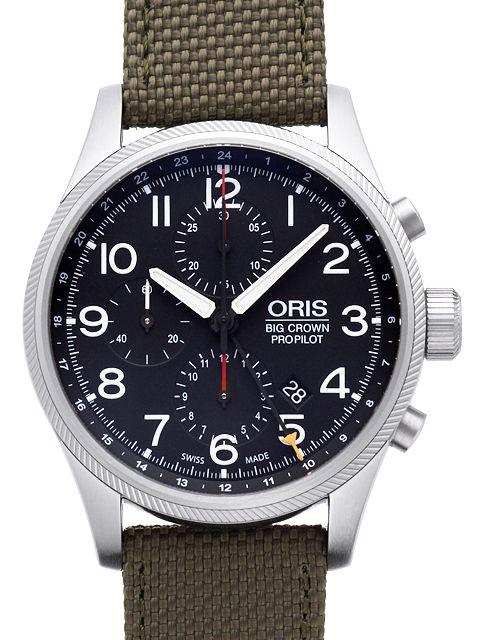 オリス Oris ビッグクラウン プロパイロット クロノグラフ / Ref.677.7699.4164TS